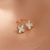 Palace Stud Earrings | 9ct Gold