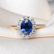 POPPY | Lab Grown Sapphire &amp; Diamond Ring image