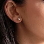 Pure - 1.40ct | Bezel Set Lab Grown Diamond Earrings in 18ct Gold