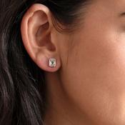 Pure - 2ct | Bezel Set Lab Grown Diamond Earrings in Platinum