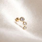Raindrop Piercing | 9ct Gold