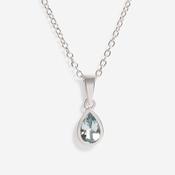 Seine | Aquamarine Necklace in 9ct Gold