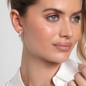 SHANIA | Lab Grown Diamond Hoops in 9ct Gold image