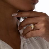 SORELLE | Lab Grown Yellow Diamond Engagement Ring in 18ct Gold image