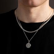 St Christopher Medal - Round | Sterling Silver