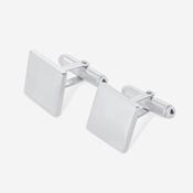 Sterling Silver Cuff Links Square | Free Engraving