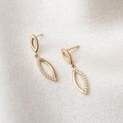 Sylva Drop Earrings | 9ct Gold