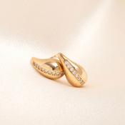 Tear of Light Earrings | 9ct Gold image