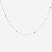 Touch of Pearl Necklace | Sterling Silver