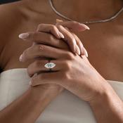 TUSCANY 5ct | Marquise Solitaire Lab Grown Diamond Engagement Ring in Platinum image