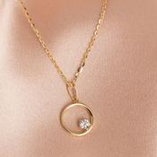 Twinkle Of My Eye Necklace | 9ct Gold image