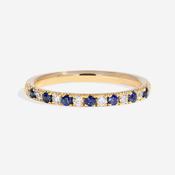 UTOPIA - Sapphire | Wedding &amp; Eternity Ring in 18ct Gold