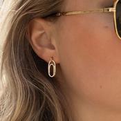 VESPER | Natural Diamond Drop Earrings in 9ct Gold image