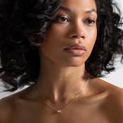 VISCOUNT - 1ct | Emerald cut Lab Grown Diamond Necklace in 18ct Gold