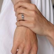 WEBSTER 6mm | Men's Wedding Ring in 9ct White Gold image