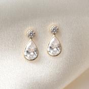 Whisper CZ Earrings  | 9ct Gold