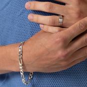 WINSTON 6mm | Men's Wedding Ring in 9ct White Gold image