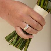 ZURI 2.50ct | Emerald Cut Lab Grown Diamond Engagement Ring in 18ct Gold image