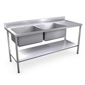 Classic 1800 x 700mm Sink (Large Bowl) image
