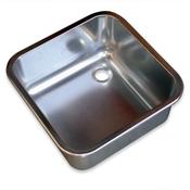 Classic 400 x 400 x 250mm Stainless Steel Inset Bowl