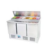 Unifrost PCF1360 3 Door Saladette Counter Fridge - 8 x GN 1/6