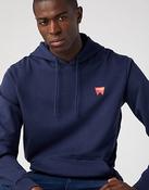 Wrangler Sign Off Hoodie Navy
