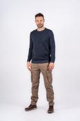 Pre End Viggo Crew Print Knit Navy image