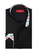 Wilson &amp; Sloane TRIMMED GRANDAD BLACK image