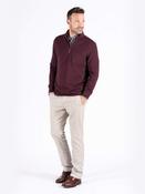 Pre End Tony .25 Zip Sweat Burgundy