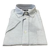 Pre End Frey Stripe SS Shirt Blue