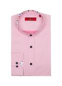 Wilson &amp; Sloane TRIMMED GRANDAD PINK image