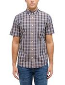Mustang Gilroy SS Shirt Green Brown Chk image