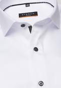 8819/FI82 WHITE SLIM FIT GREY BUTTON image