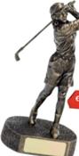 Female golf figure R652