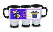 Carrigaline GAA Travel Mug White Full Print 2021 image