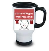 Watergrasshill GAA Travel Mug White Half Print 2021 image