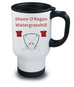 Watergrasshill GAA Travel Mug White Half Print 2020 image