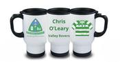 Valley Rovers GAA Travel Mug White Full Print 2020 image