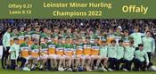Offaly 2022 Leinster Minor Hurling Champions