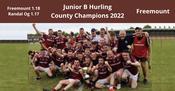 Freemount 2022 County Junior B Hurling Champions