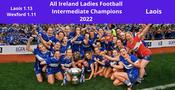 Laois 2022 Ladies Football Intermediate Champions
