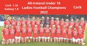 Cork 2022 All-Ireland U18 Ladies Football Champions