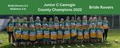 Bride Rovers 2022 County Junior C Camogie Champions
