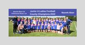 Naomh Aban 2022 County Junior A Ladies Football Champions