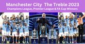 Manchester City The Treble 2023 image