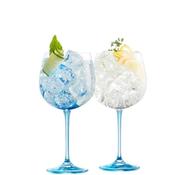 Gin Glass Blue, Pink, Lemon and Lime or no colour image