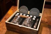 Renmore Wooden Boxed Whiskey Set (Glasses &amp; Coasters) image