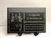Dublin 3 Legends 27 All-Irelands Large Engraved Slate