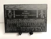 Cork 2023 All-Ireland Camogie Champions Engraved Slate Ballygarvan Special