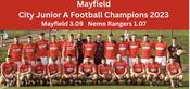 Mayfield 2023 City Junior A Football Champions